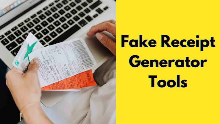 Payment fake Receipt generator